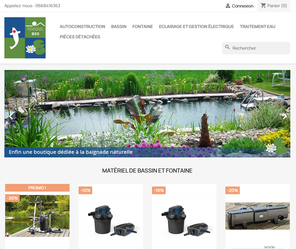 Actualités Bassin naturel et fontainerie