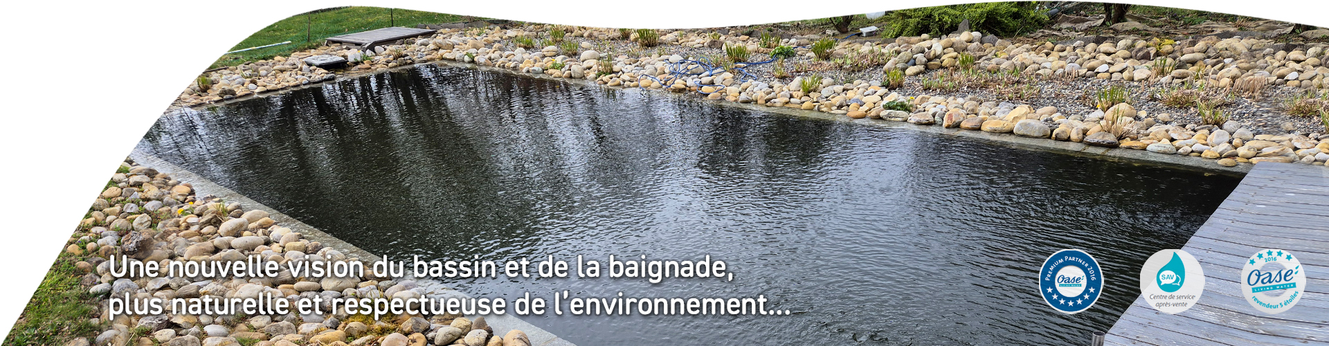 Slider exemple baignade biologique
