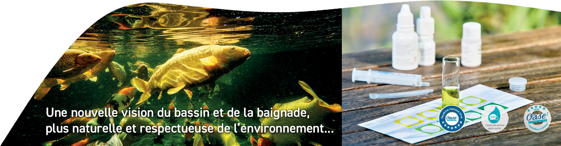 Slider soin poisson bassin