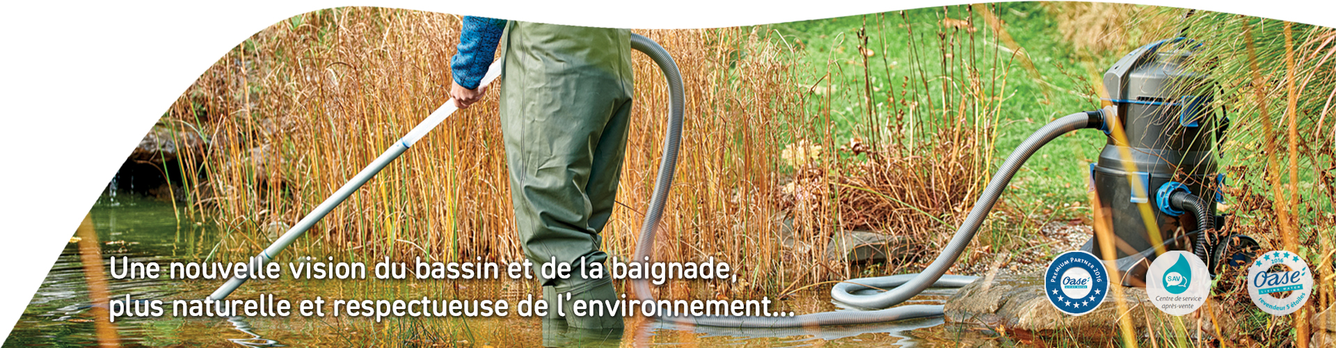 Slider vidange bassin
